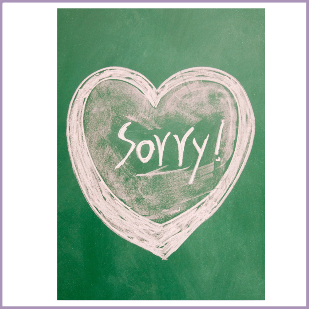 Greeting Card: Sorry by Jude Flowers