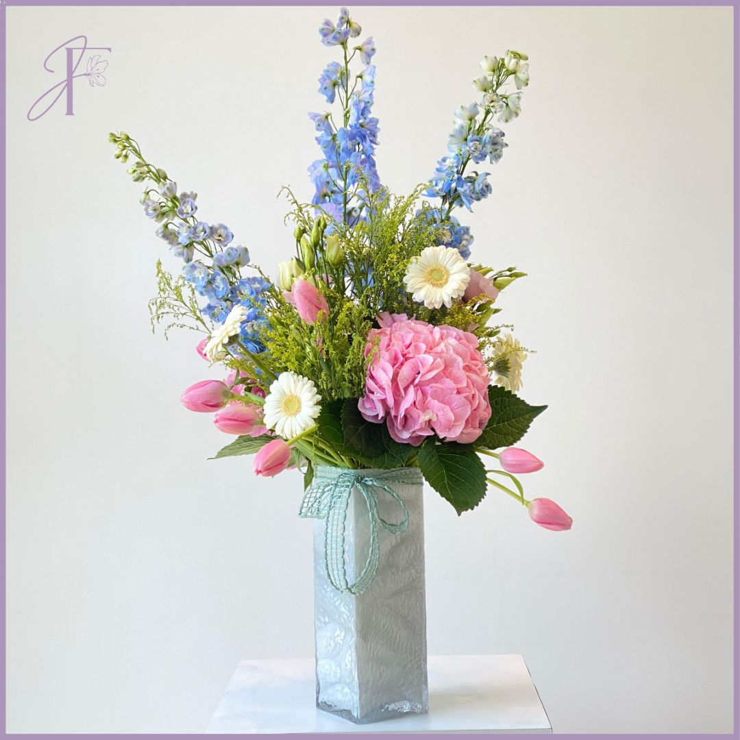 Spring Symphony Vase - Grand Floral Arrangement