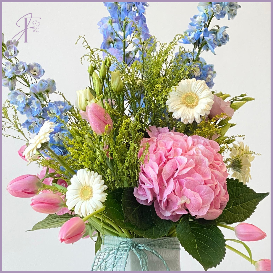 Spring Symphony Vase - Grand Floral Arrangement