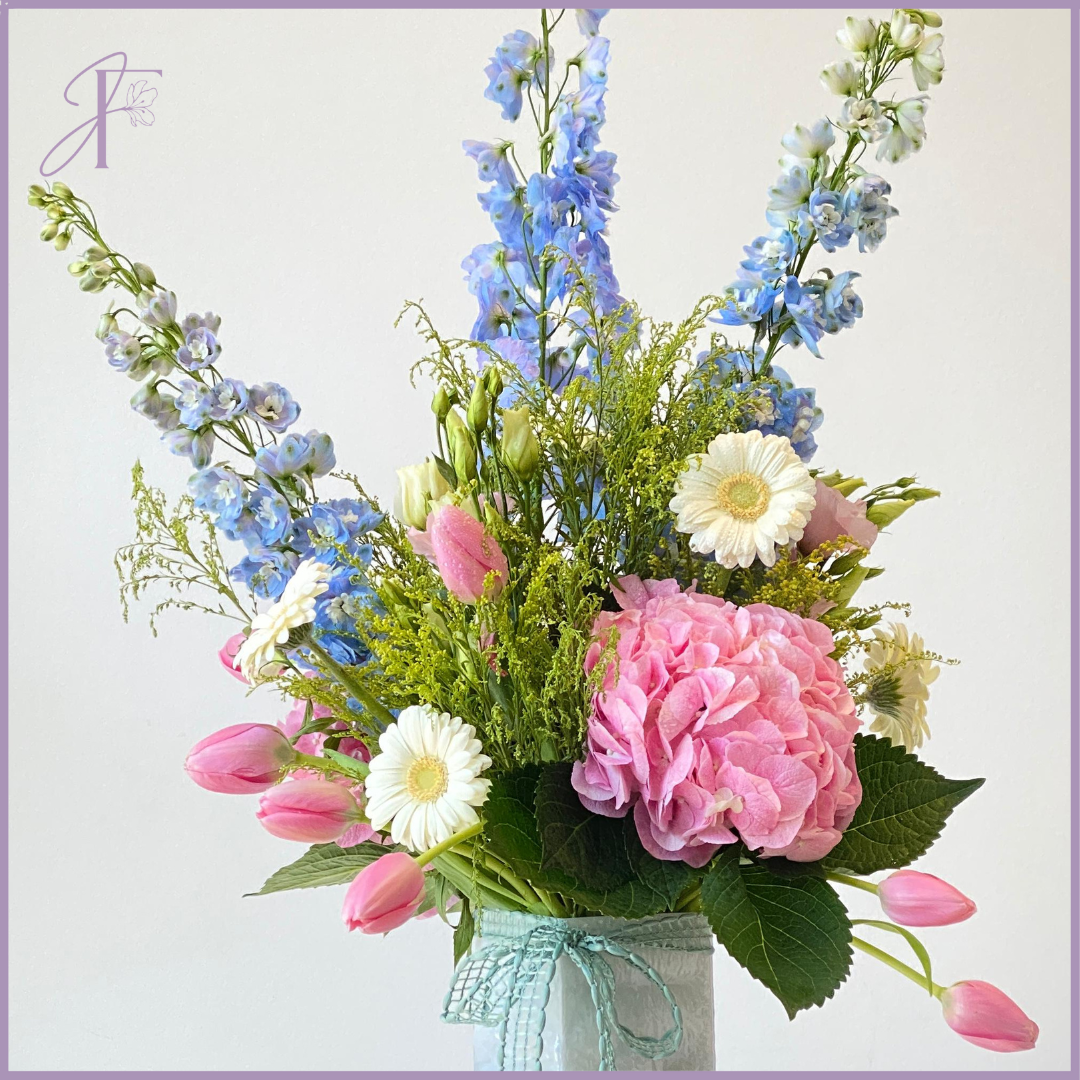 Spring Symphony Vase - Grand Floral Arrangement