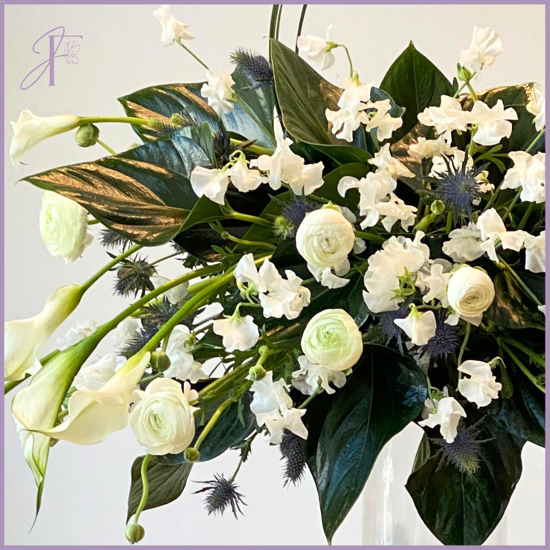 Symphony of Blooms Display - Grand Architectural Floral Stand