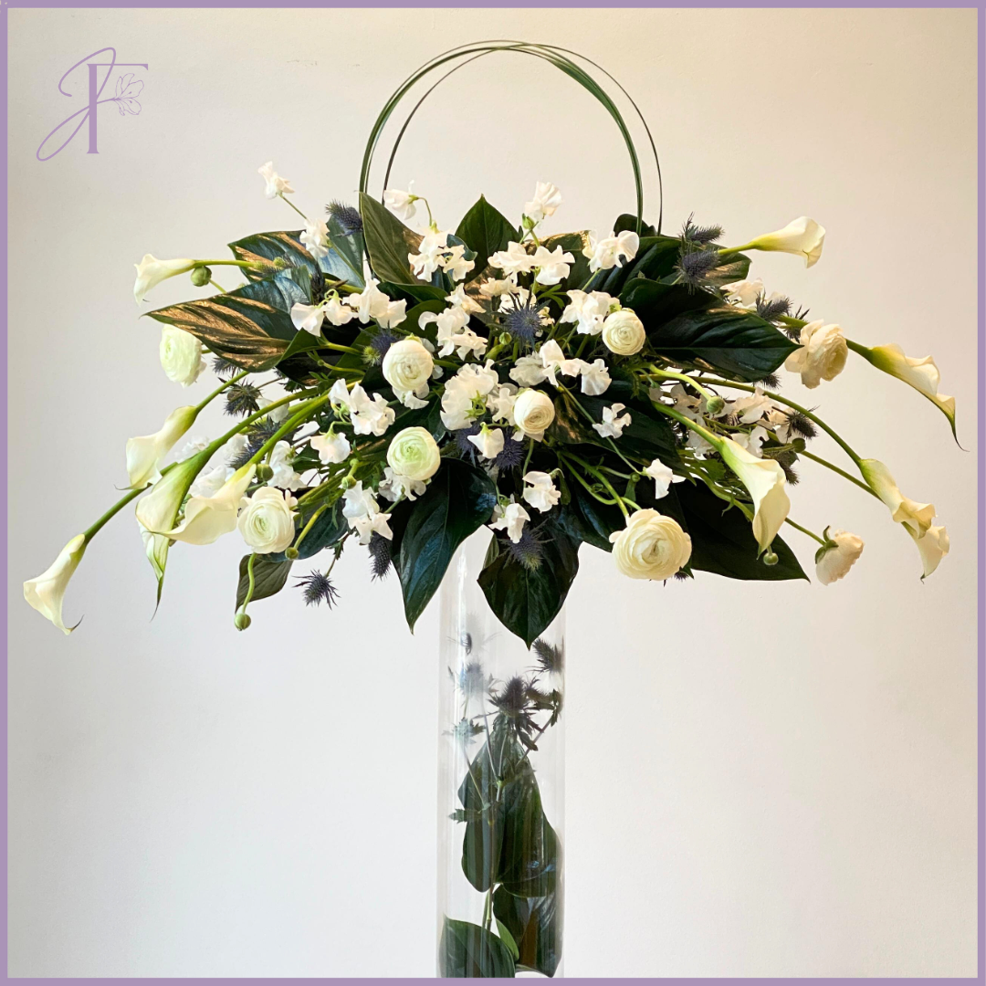 Symphony of Blooms Display - Grand Architectural Floral Stand