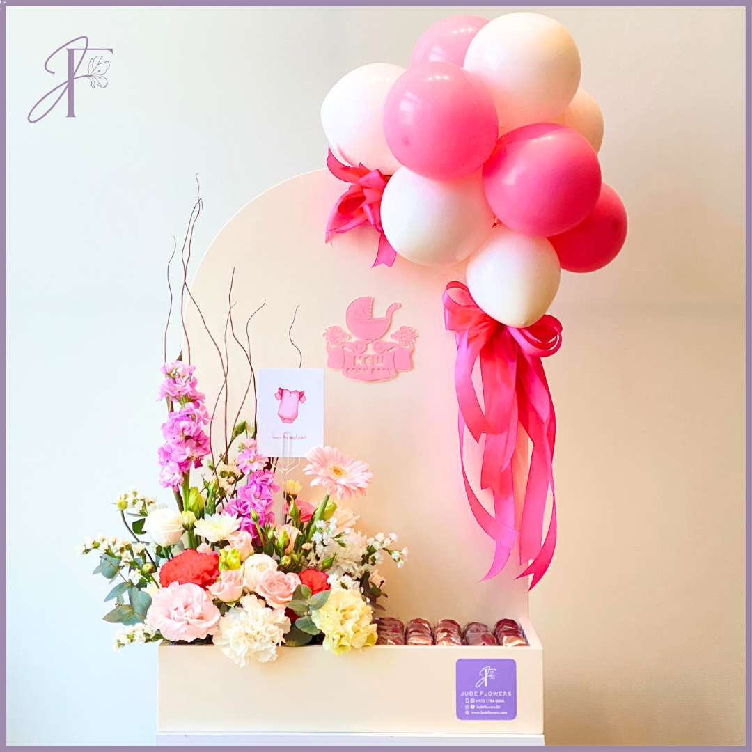 Welcome Baby Girl Tray – 80cm x 60cm