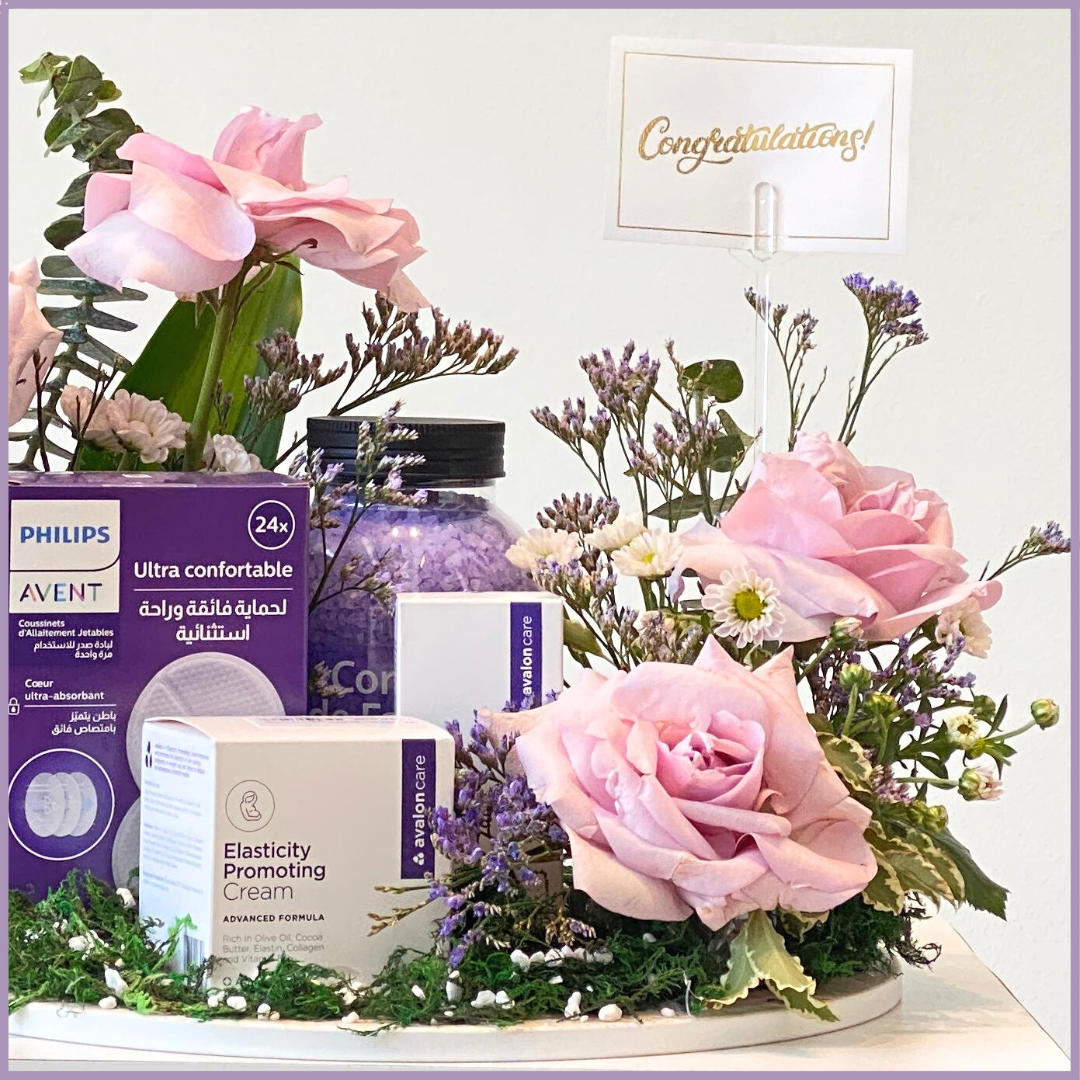 Wellness Bloom Gift Tray – Floral & YouPlus Essentials