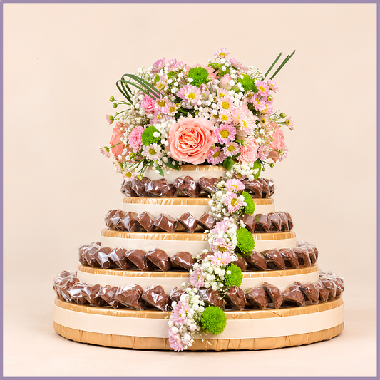 DOLCETTA Tower: Chocolates & Flowers