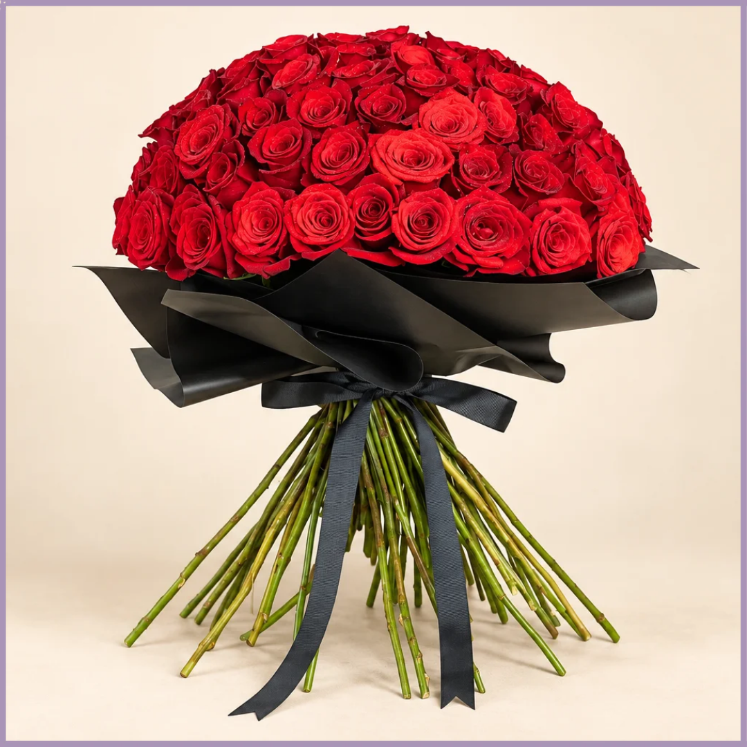 Endless Devotion – 100 Rose Bouquet