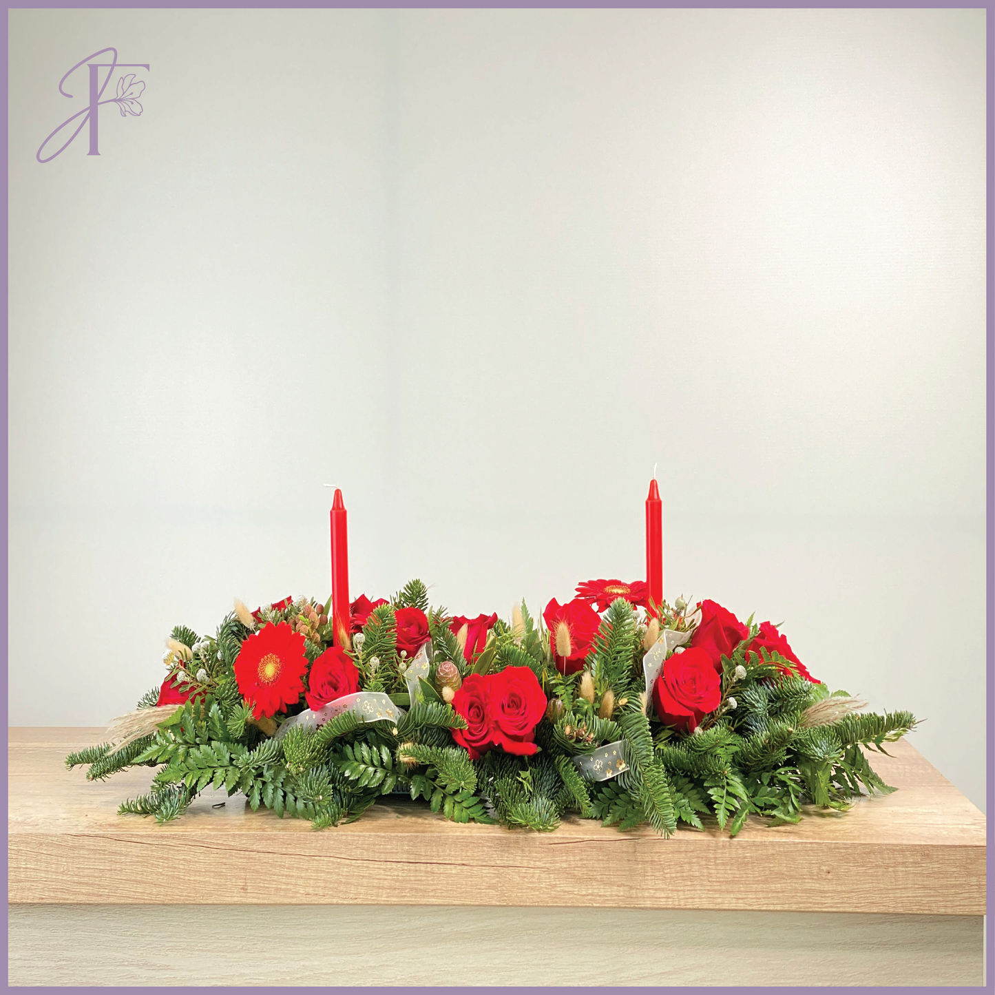 Mini Festive Candle Garland - إكليل الشموع الاحتفالي المصغر