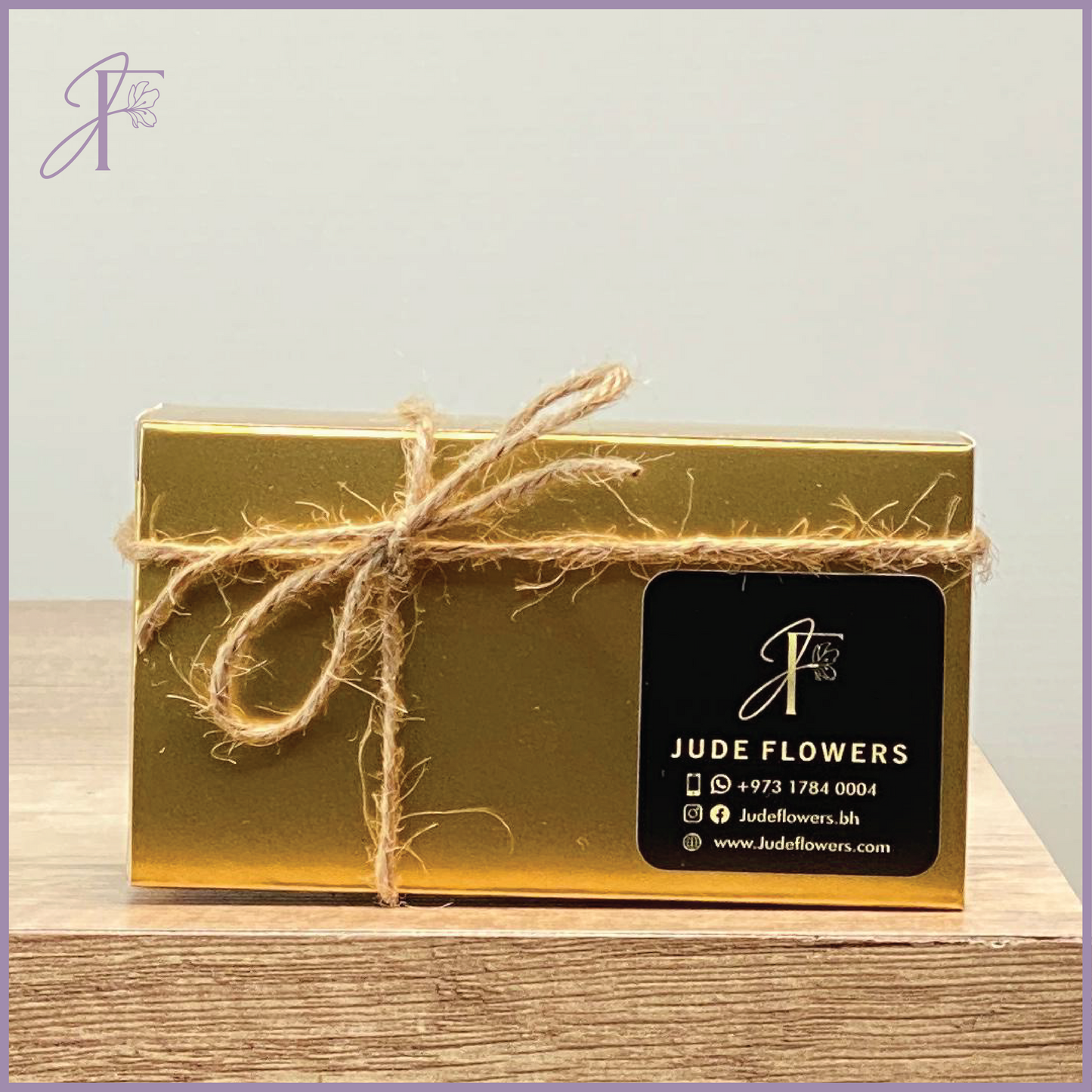 Gold Chocolate Gift Box