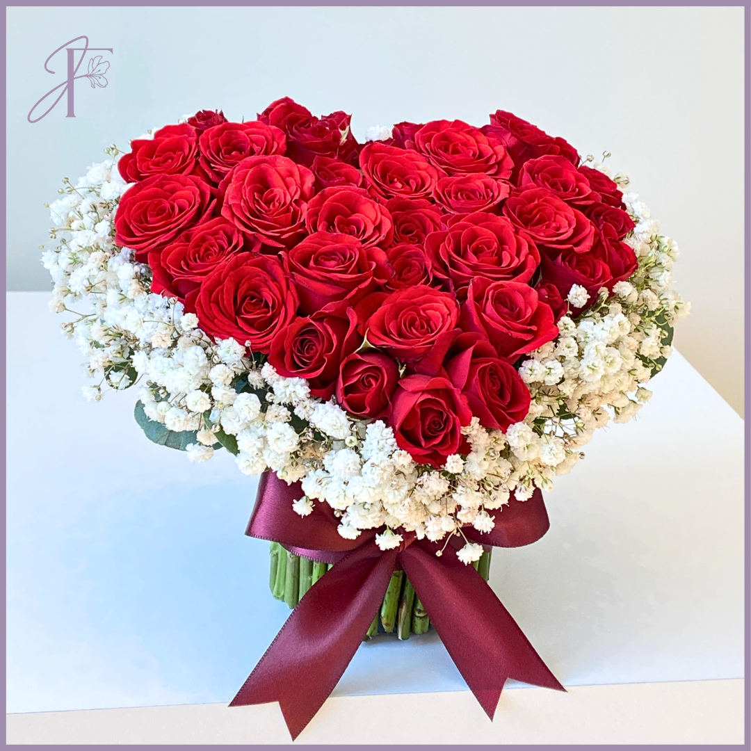 Love in Every Petal - Heart Bouquet