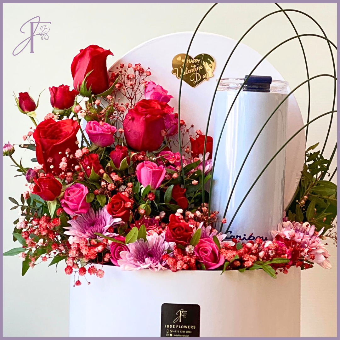 Caribou Rose & Tumbler Elegance