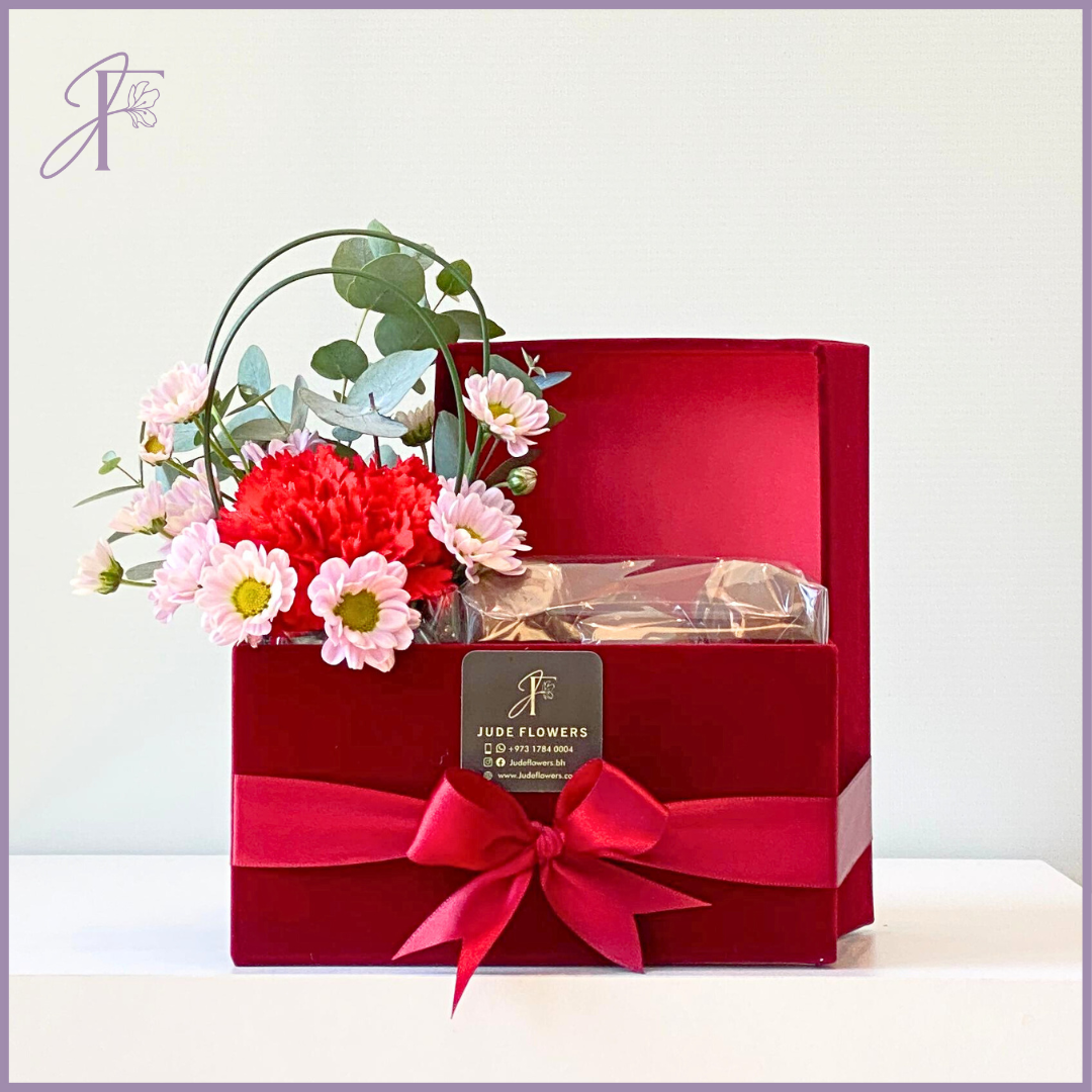 Elegant Red Velvet Gift Box