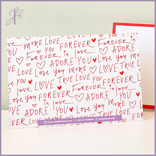 Ever Love Valentine’s Day Card - بطاقة عيد الحب "إيفر لوف