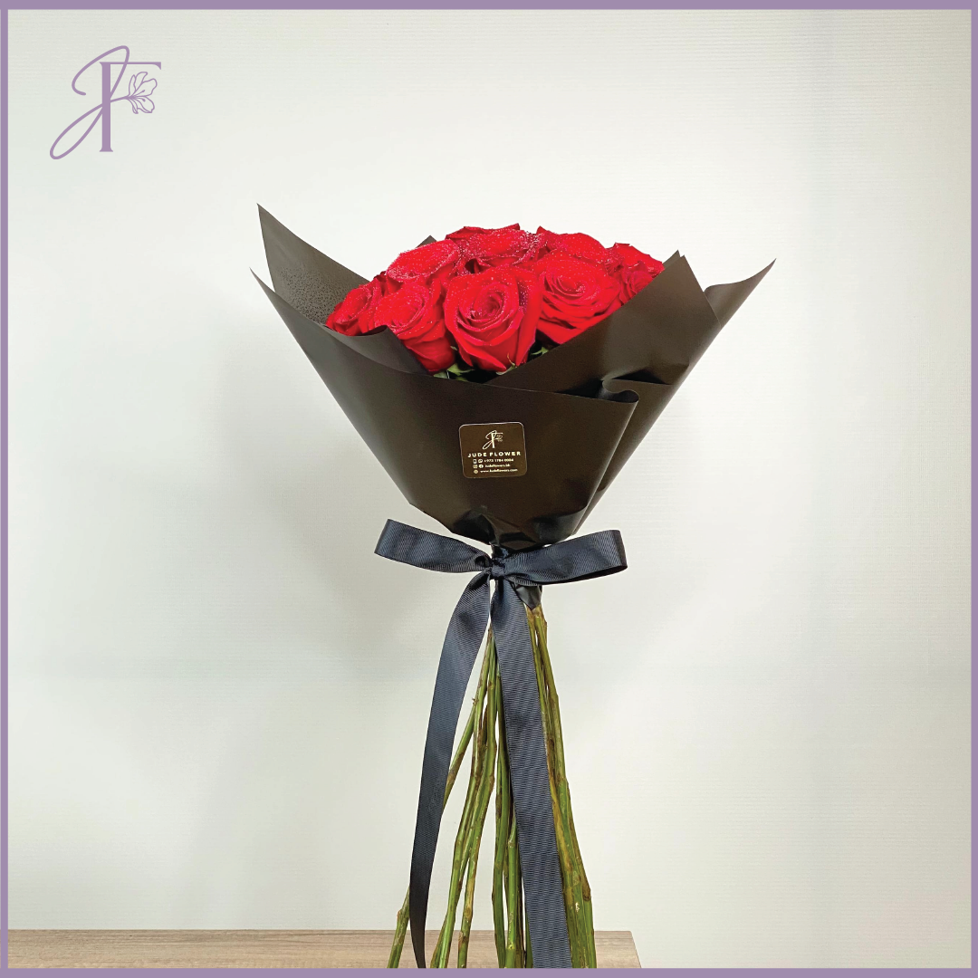 Simply Elegant – 20 Red Rose Bouquet