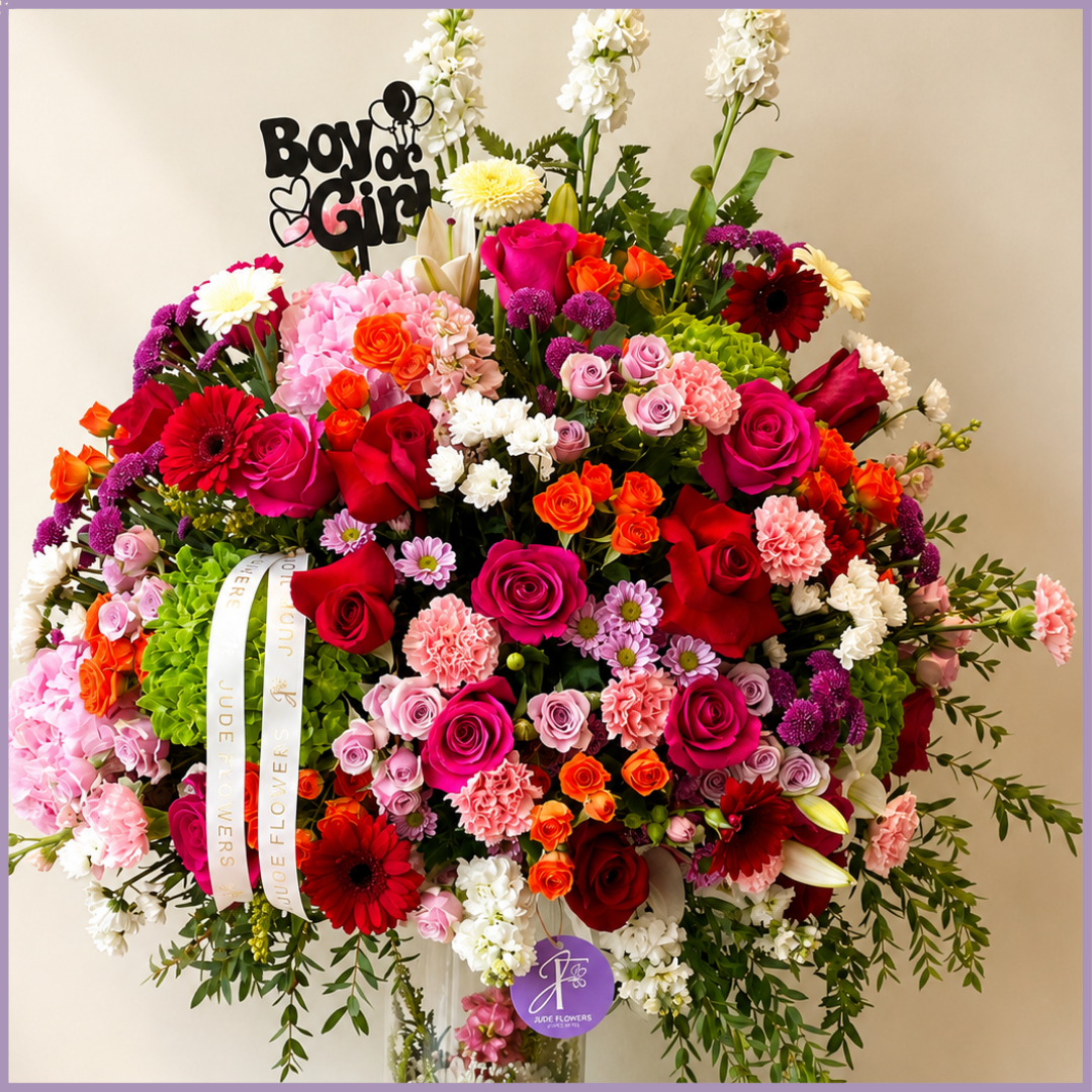 Grand Celebration – Luxury Mixed Flower Arrangement