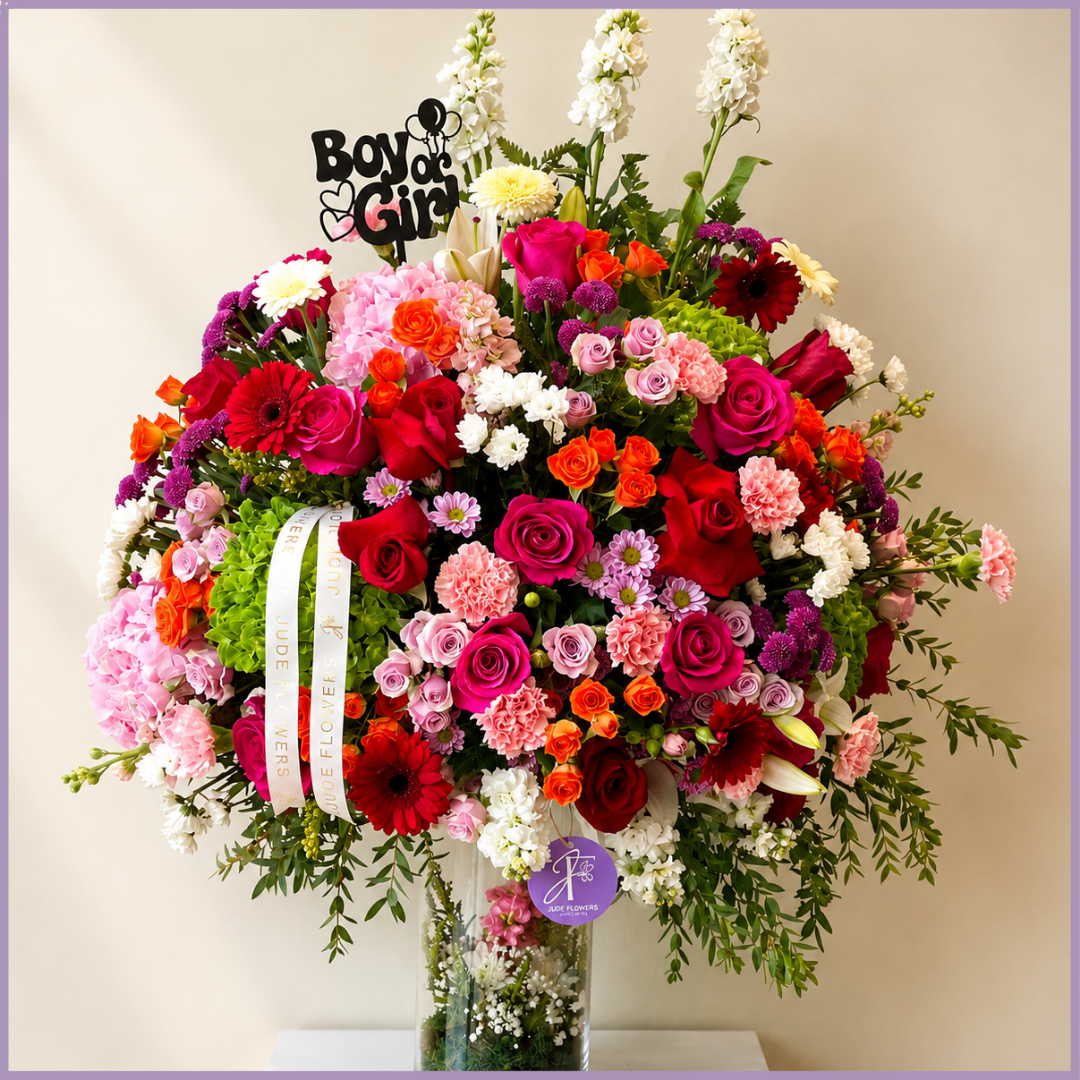 Grand Celebration – Luxury Mixed Flower Arrangement
