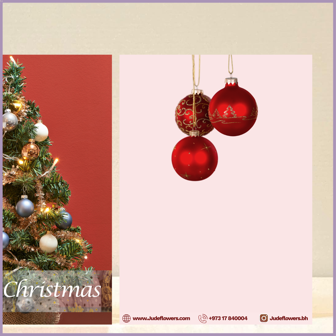 Greeting Card - Merry Christmas by Jude Flowers