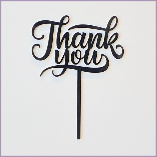 Acrylic Topper – Thank You