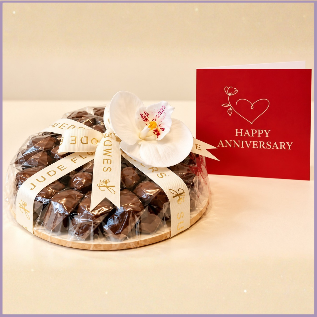 Anniversary Elegance – Chocolate &amp; Orchid Gif
