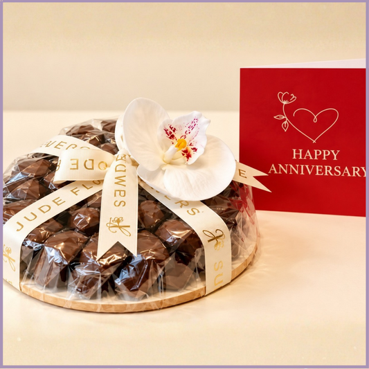 Anniversary Elegance – Chocolate &amp; Orchid Gif
