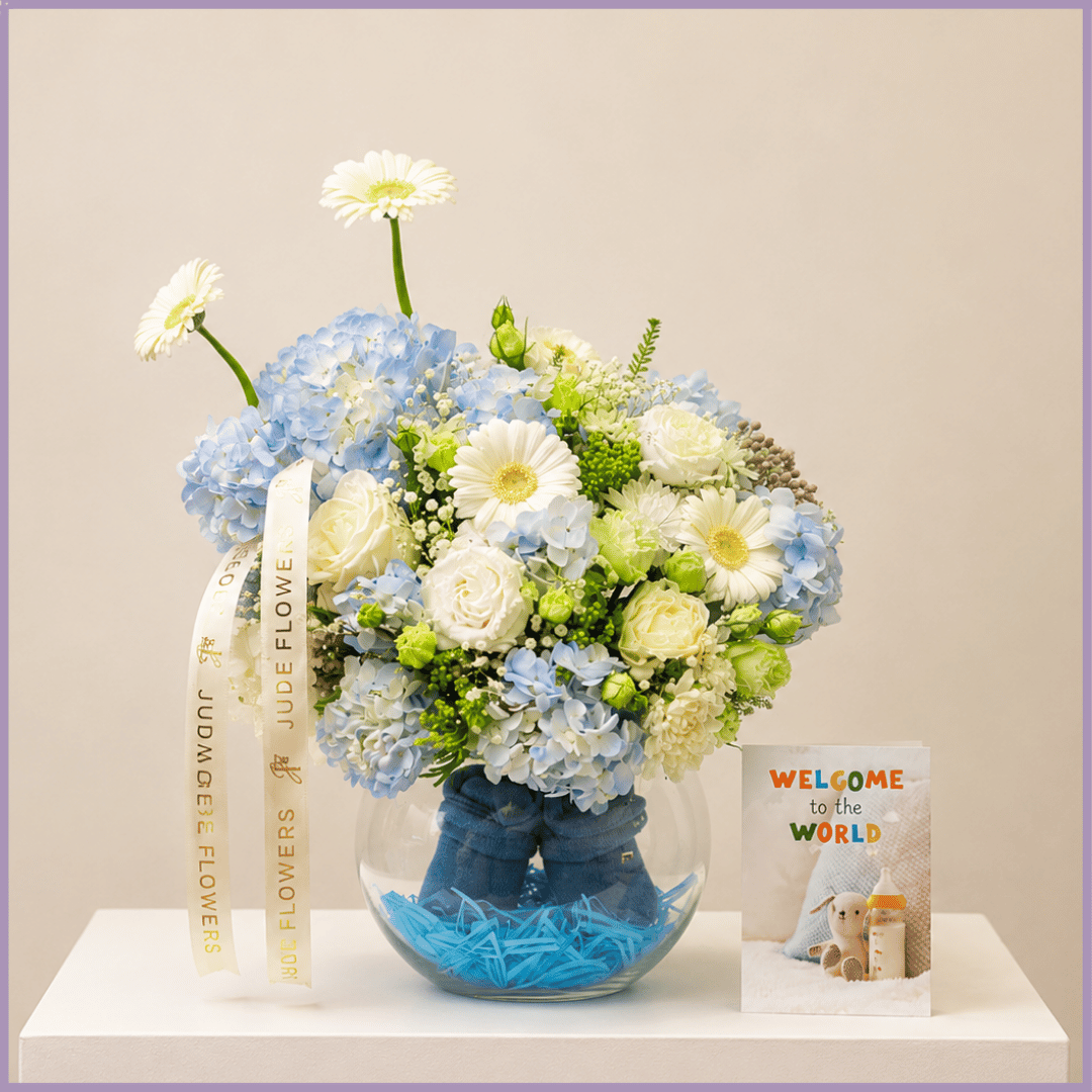 Baby Blue Embrace