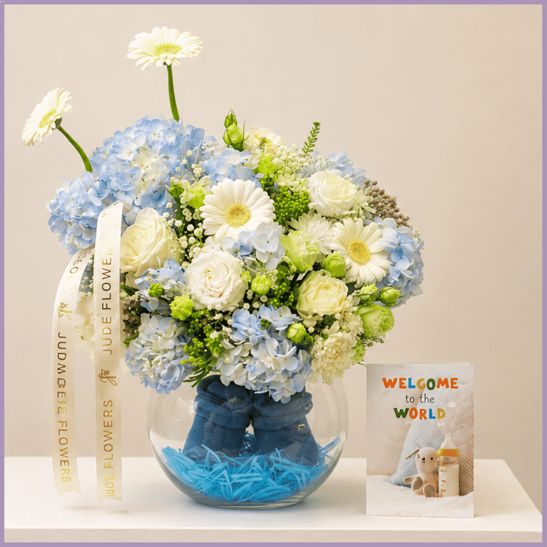 Baby Blue Embrace