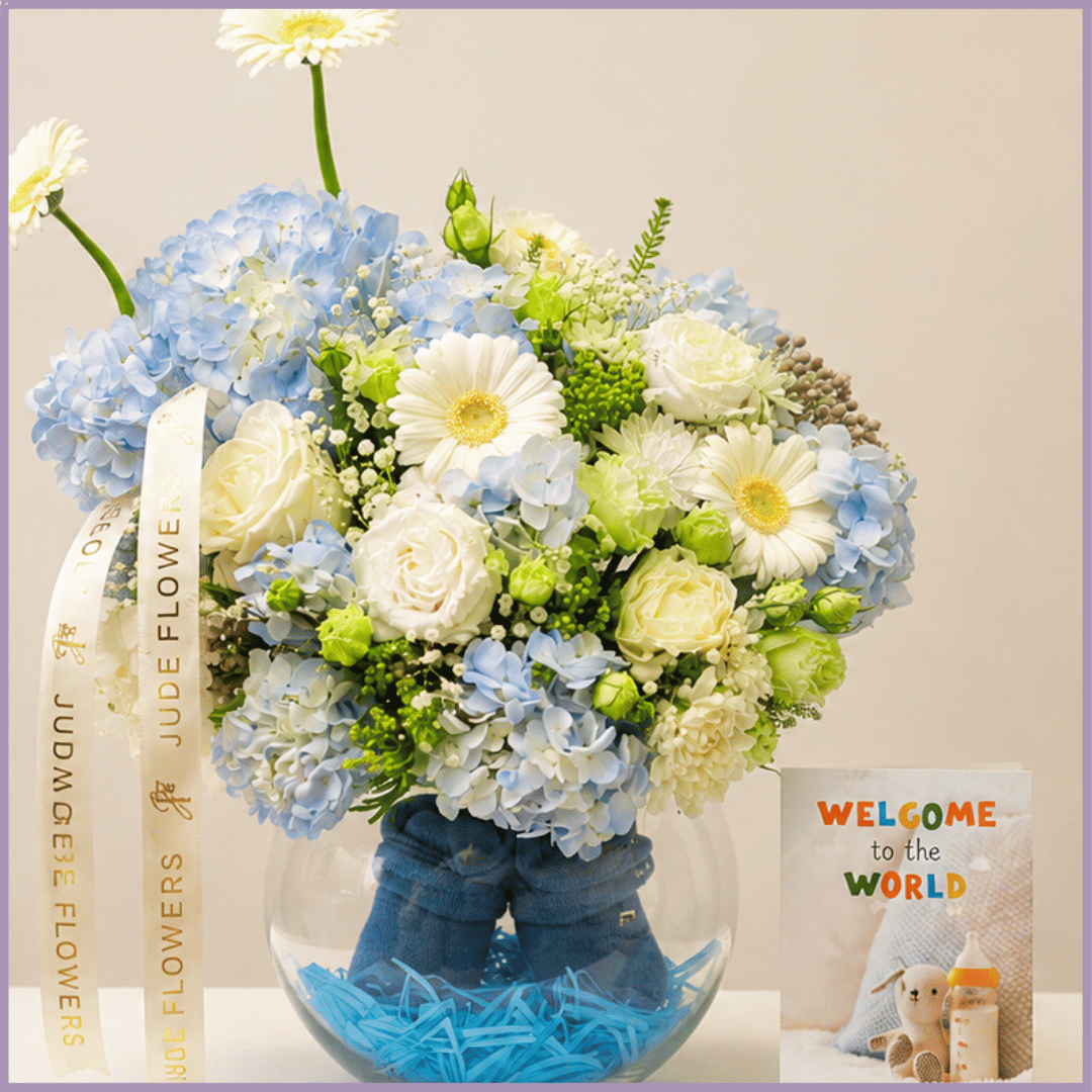 Baby Blue Embrace