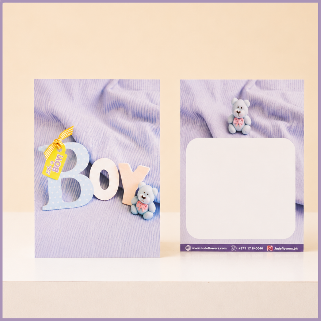 Baby Boy Keepsake Card