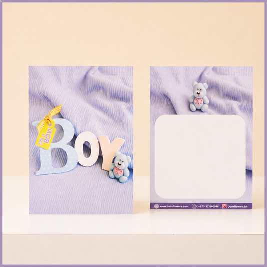 Baby Boy Keepsake Card