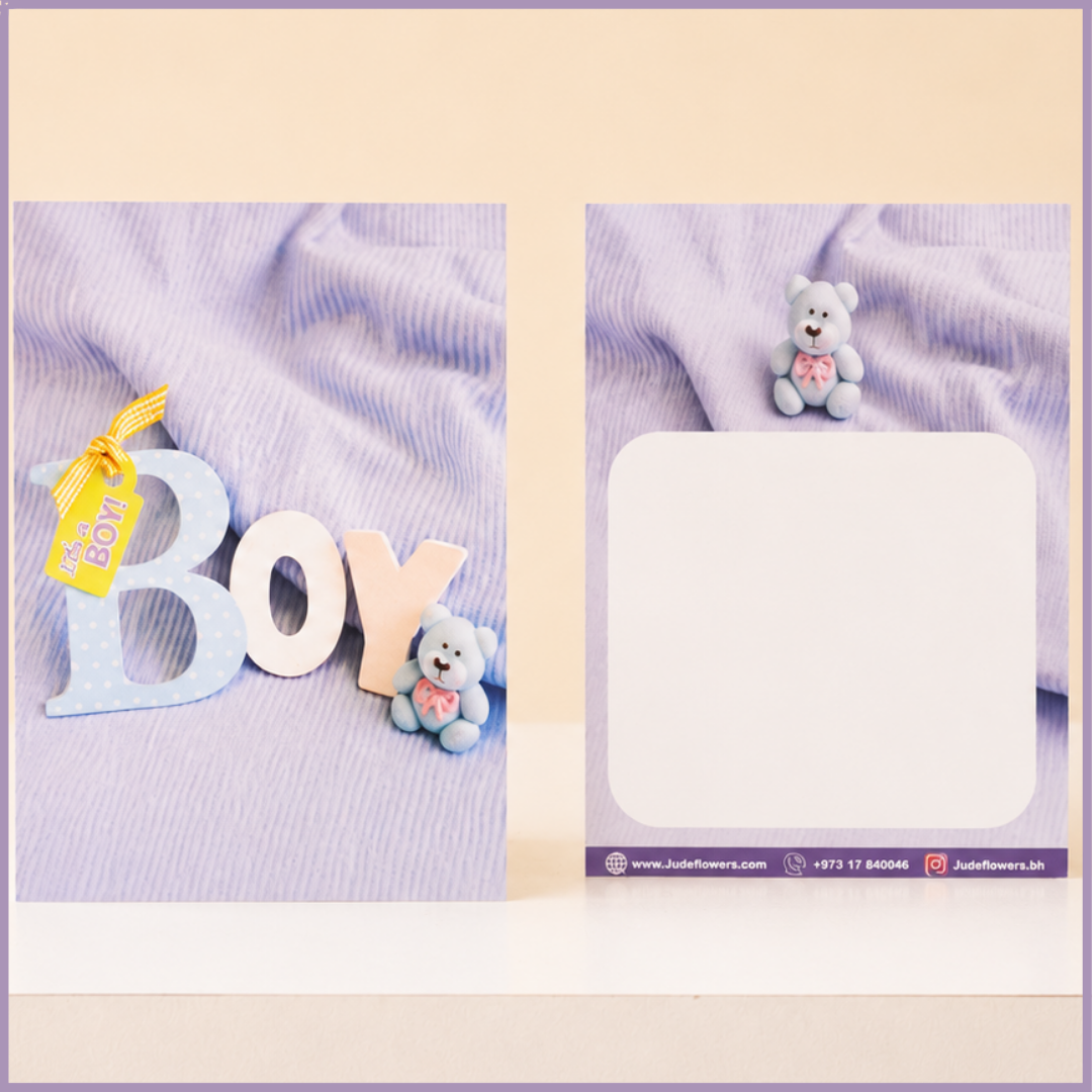 Baby Boy Keepsake Card