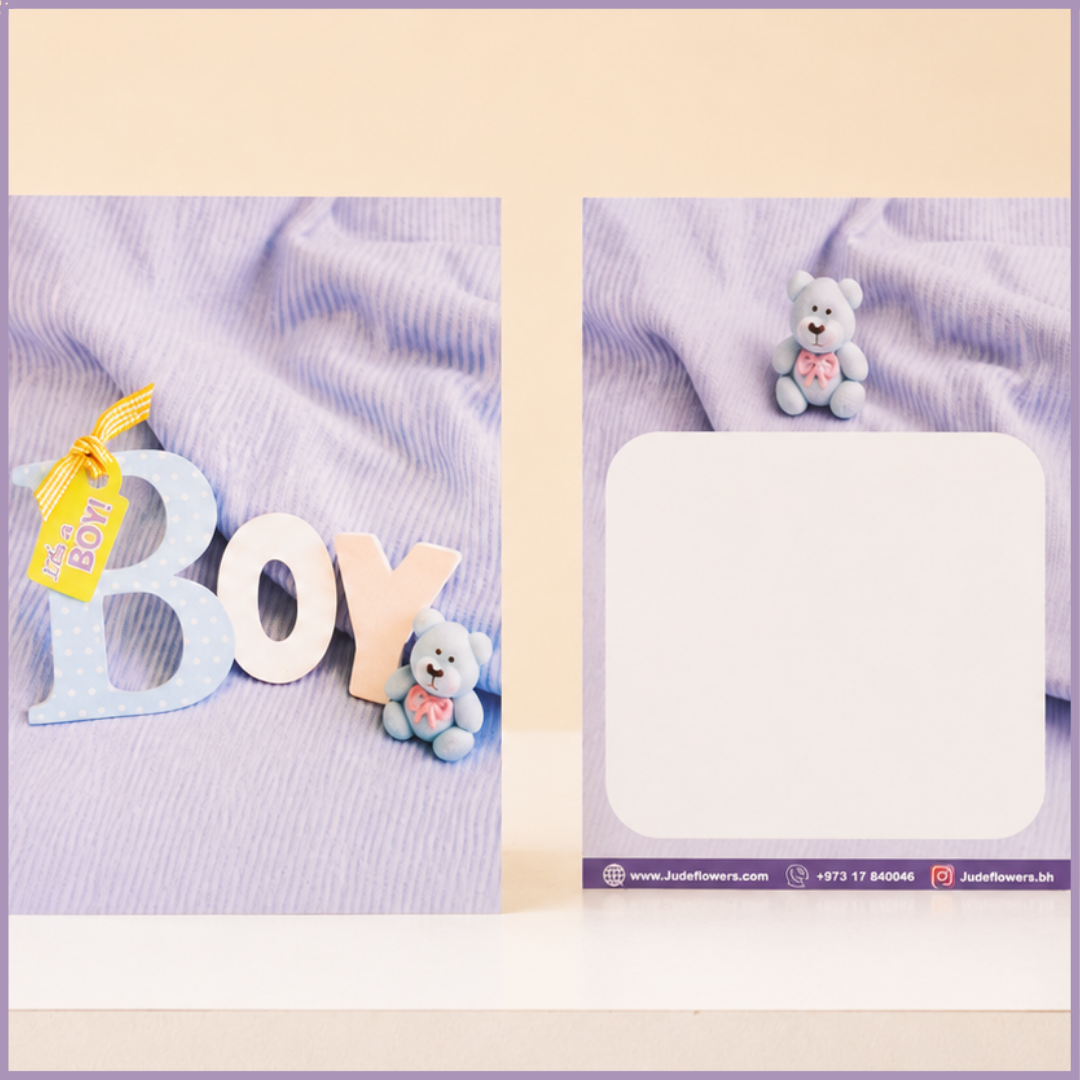 Baby Boy Keepsake Card