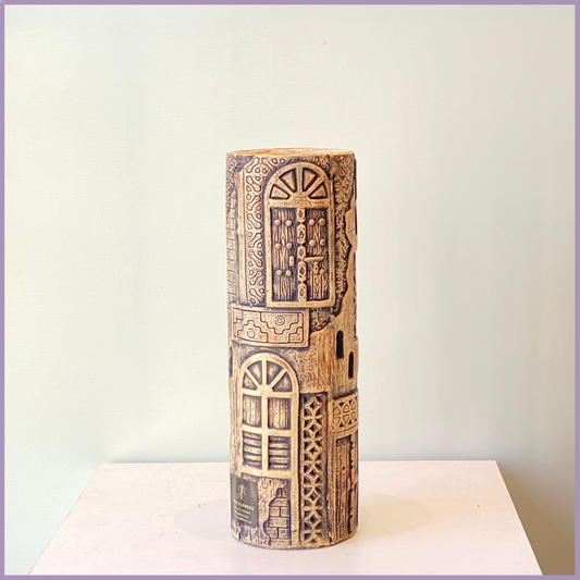 Bahrain Heritage Door Pottery Vase