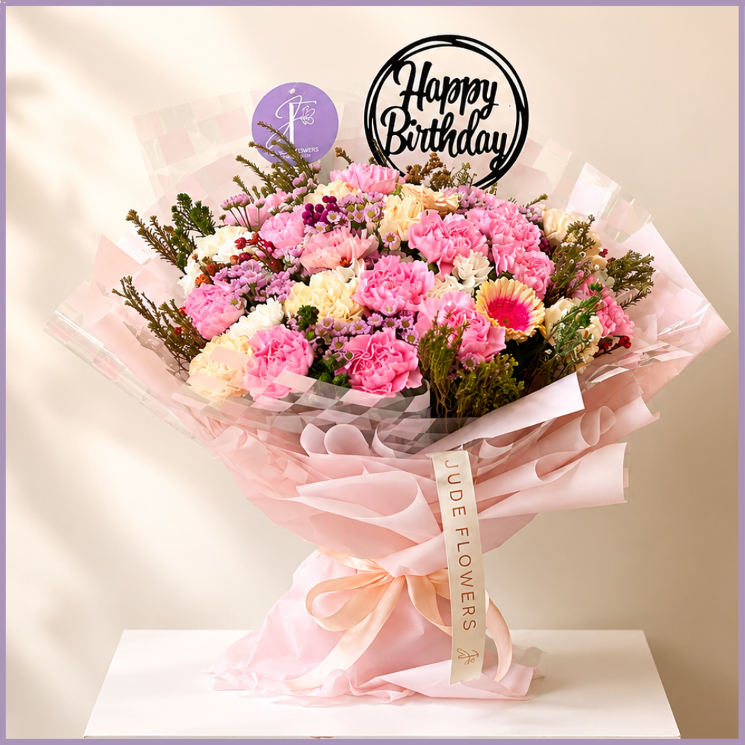 Birthday Carnation Bouquet
