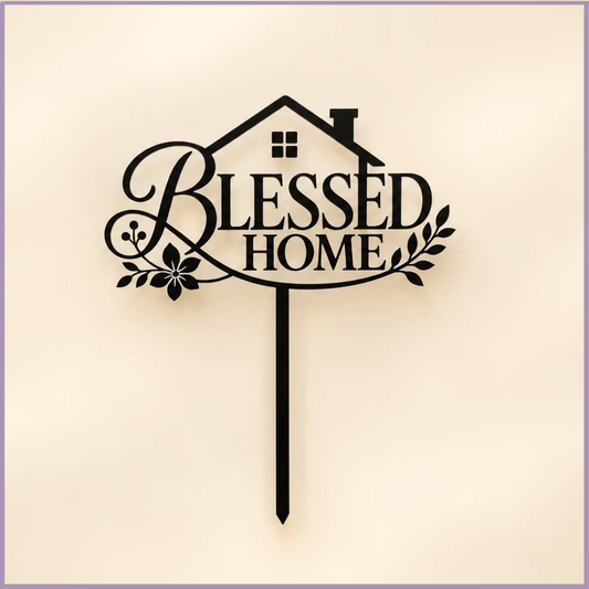 Blessed Home – Acrylic Housewarming Topper