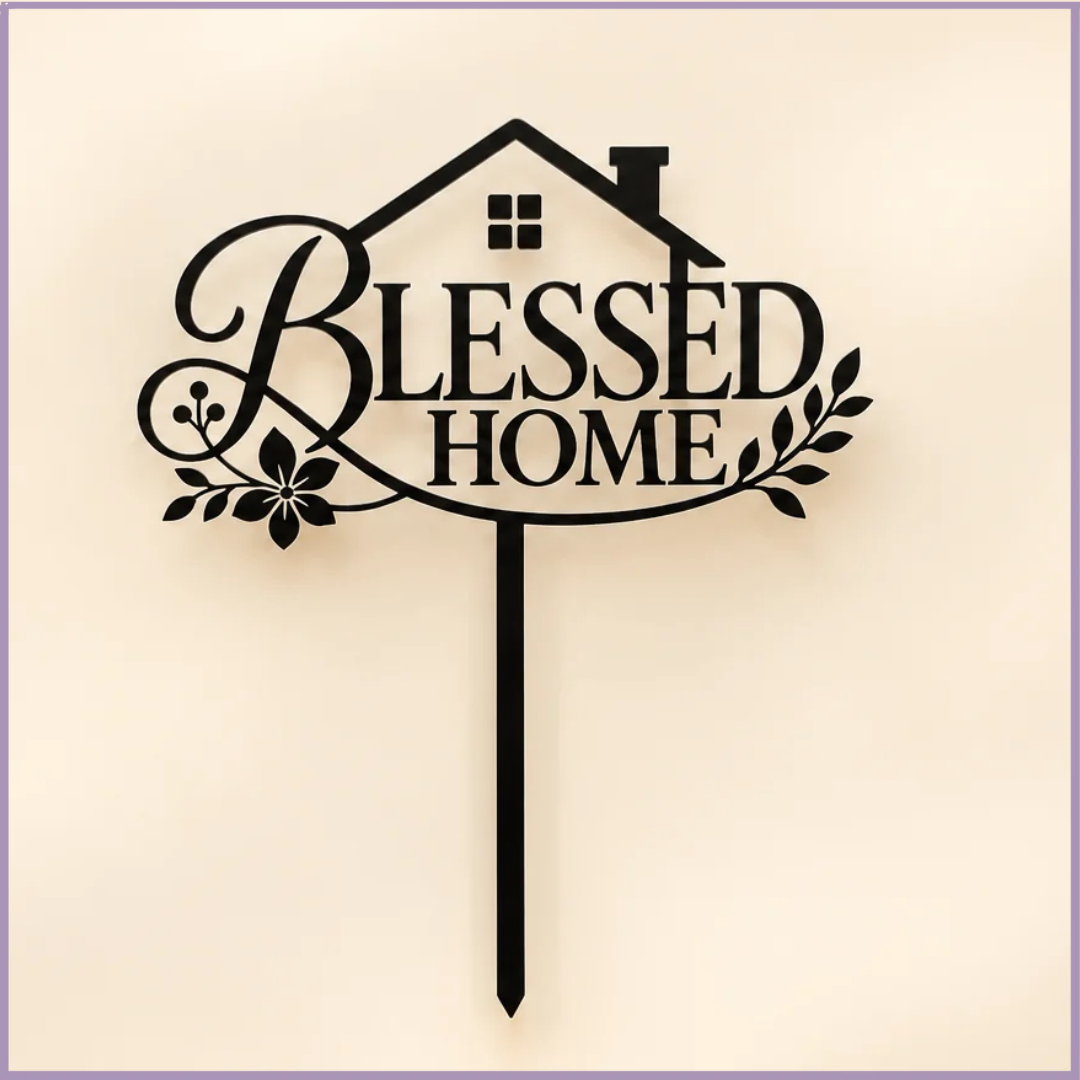 Blessed Home – Acrylic Housewarming Topper
