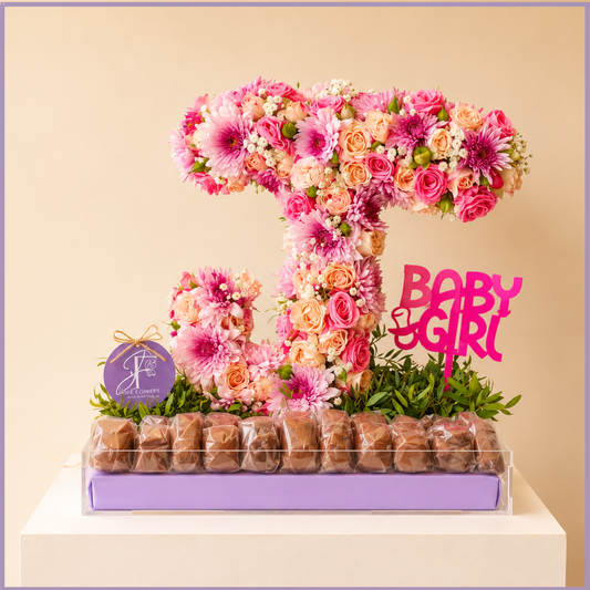 Blush Chocolate Keepsake Basket