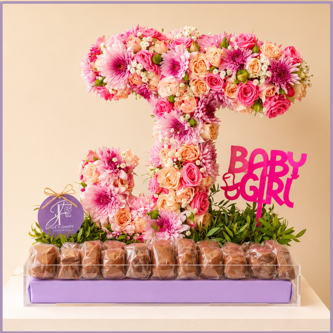 Blush Chocolate Keepsake Basket