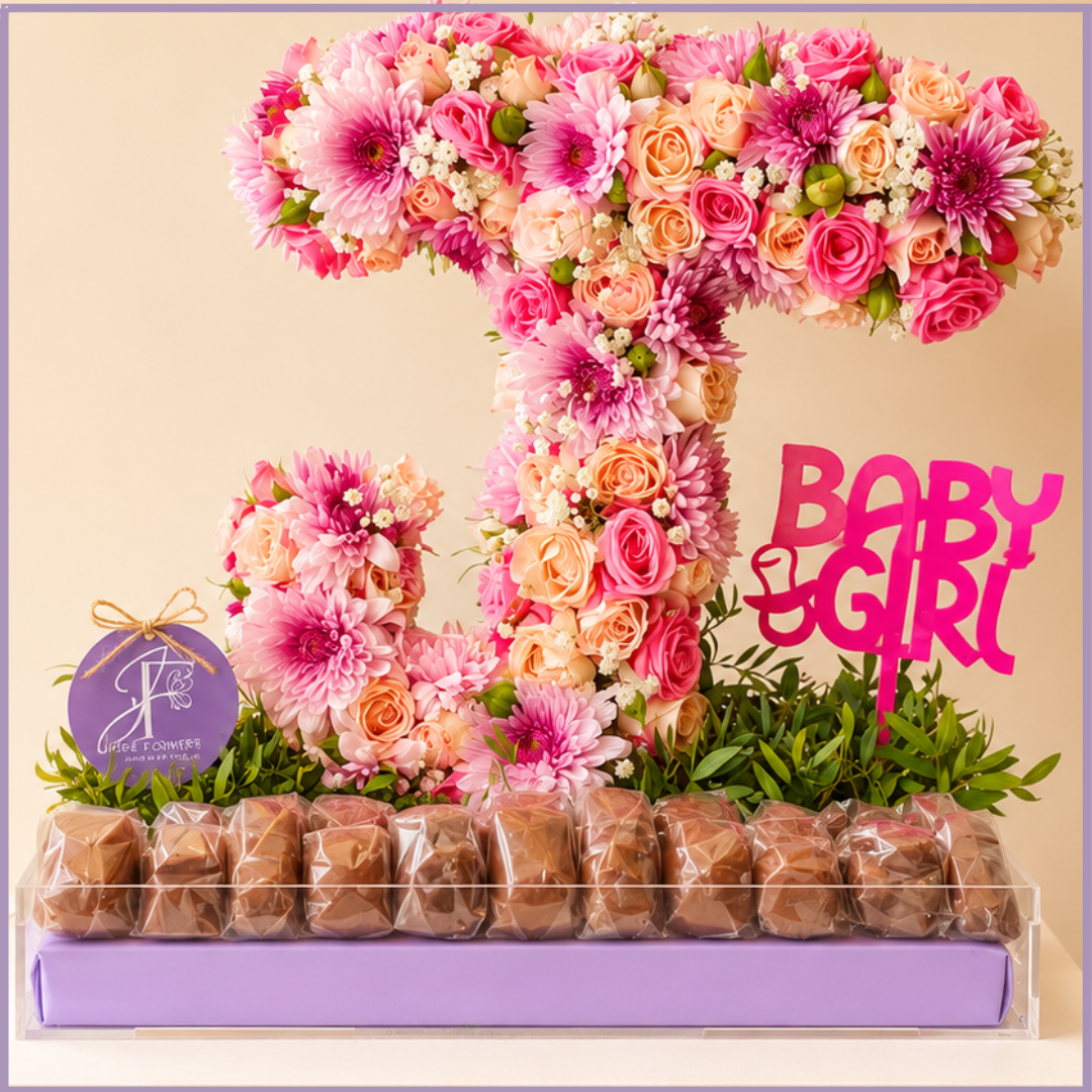 Blush Chocolate Keepsake Basket