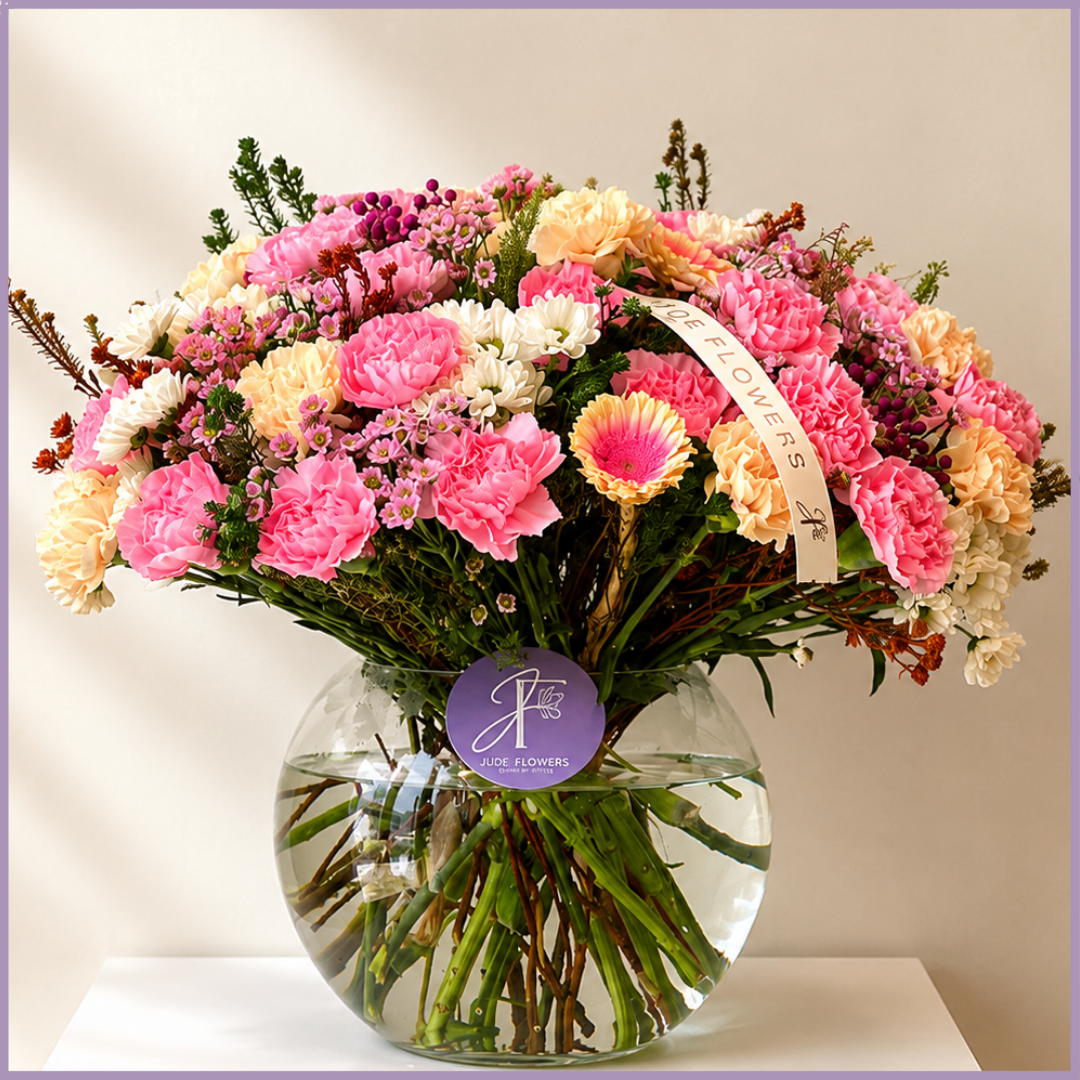 Blush & Ivory Garden Vase