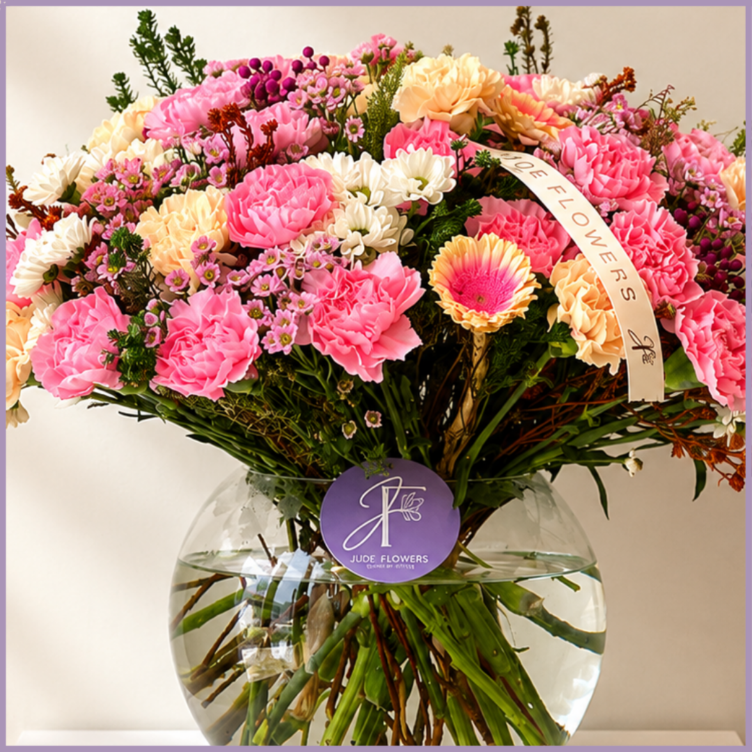 Blush & Ivory Garden Vase