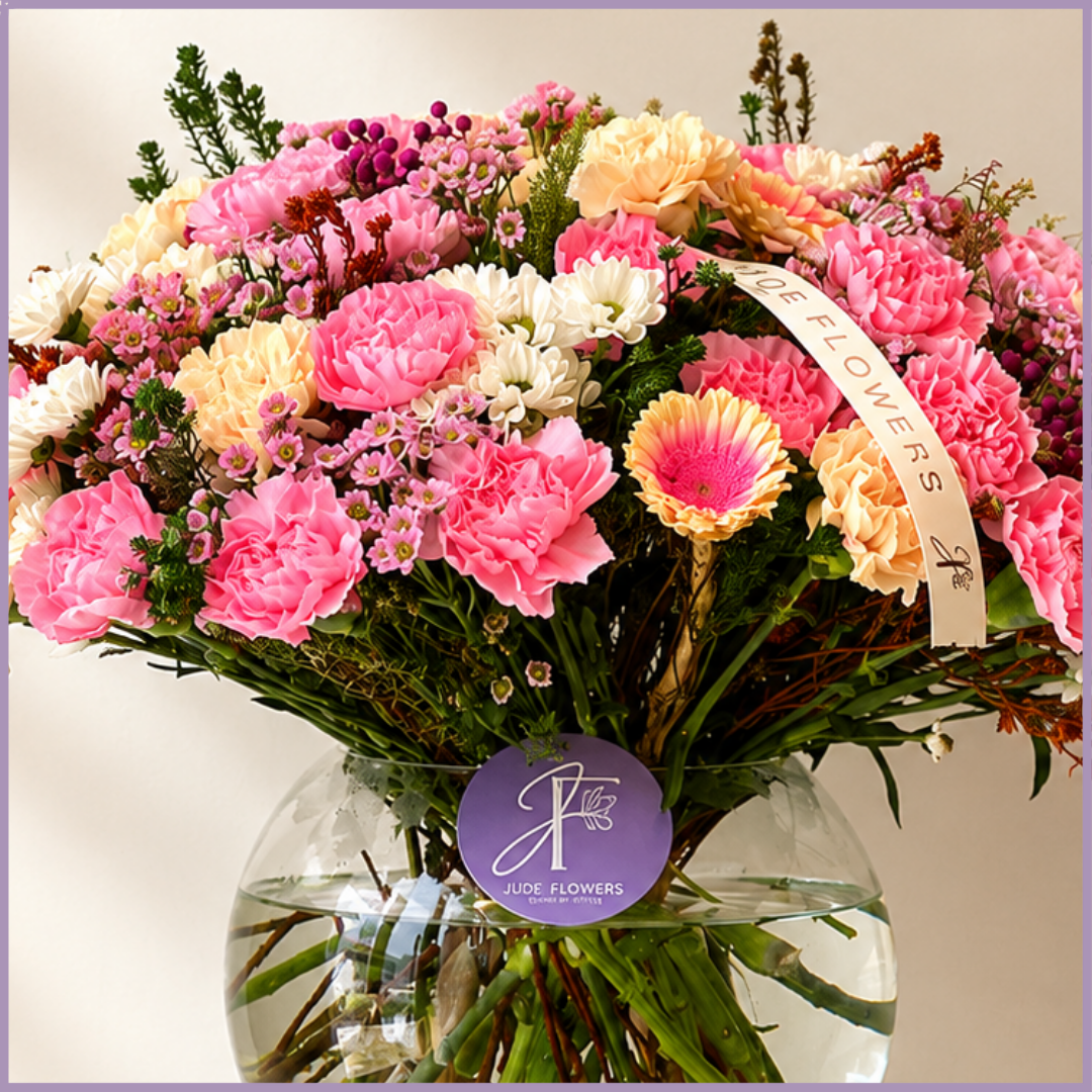 Blush & Ivory Garden Vase