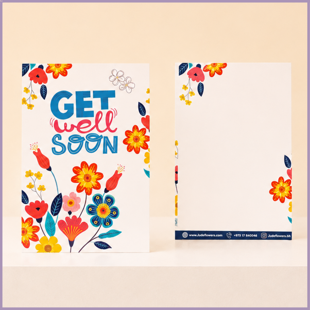 Bright Get Well Soon Card