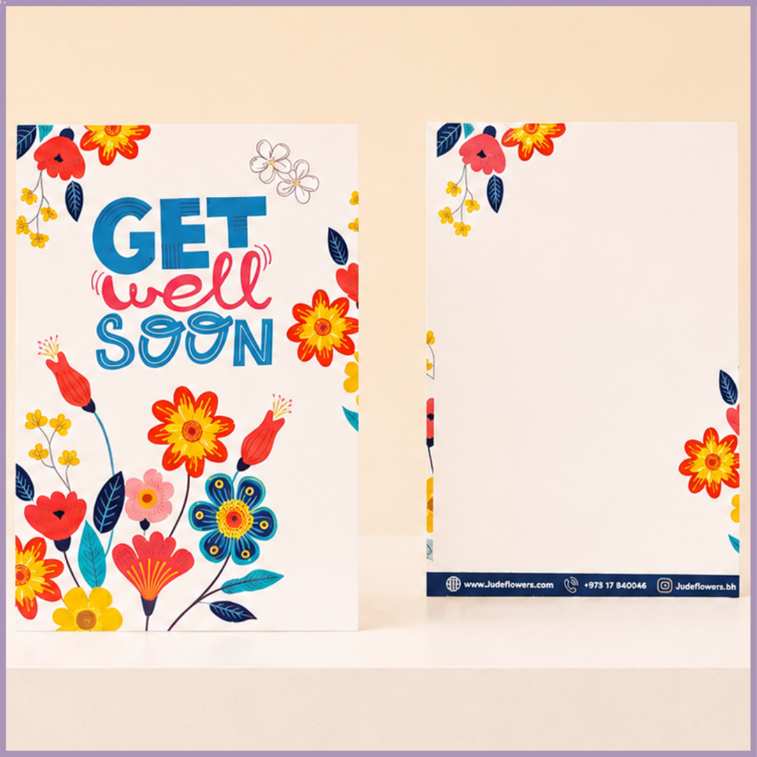 Bright Get Well Soon Card