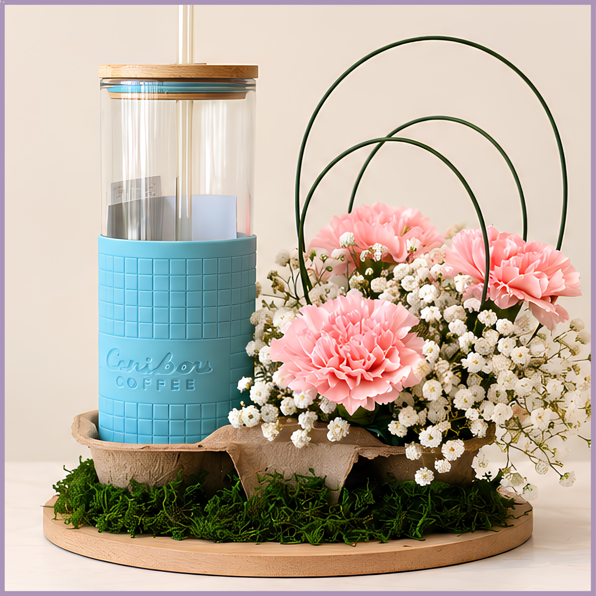 Caribou Floral Gift - سلة كاريبو المزهرة