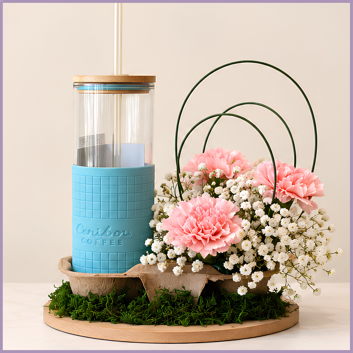 Caribou Floral Gift - سلة كاريبو المزهرة
