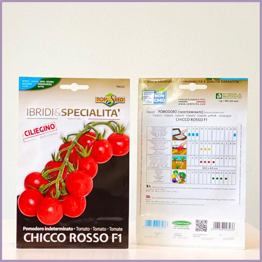 Chicco Rosso F1 Hybrid Cherry Tomato Seeds - Ideal for Bahrain Gardening