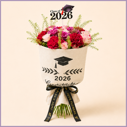 Blush Horizon Class of 2026 Graduation Bouquet