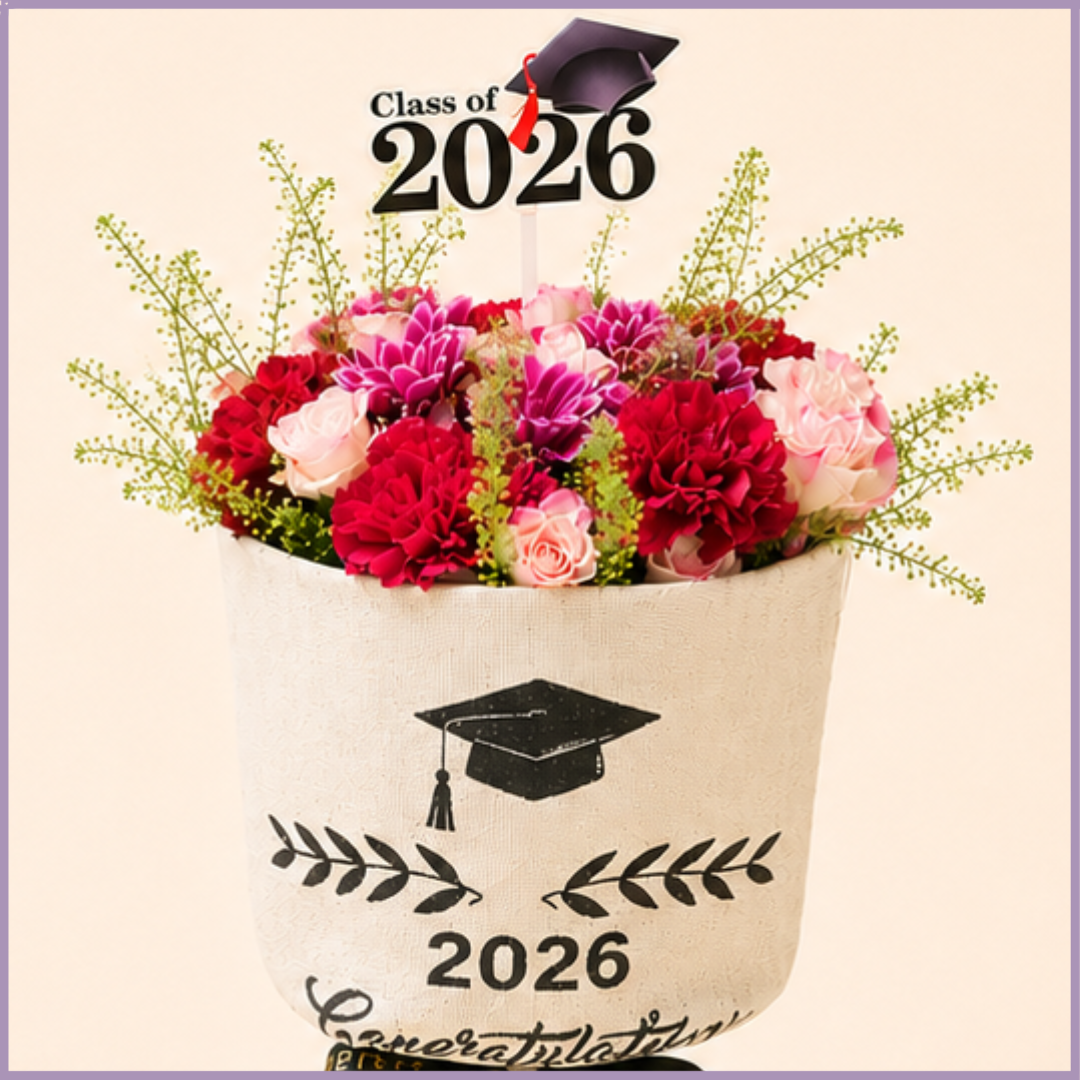 Blush Horizon Class of 2026 Graduation Bouquet