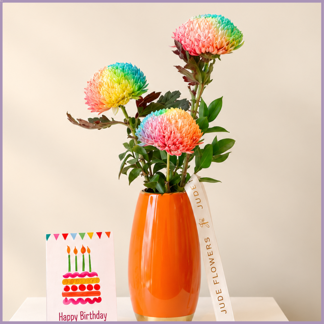 Color Pop Birthday Vase