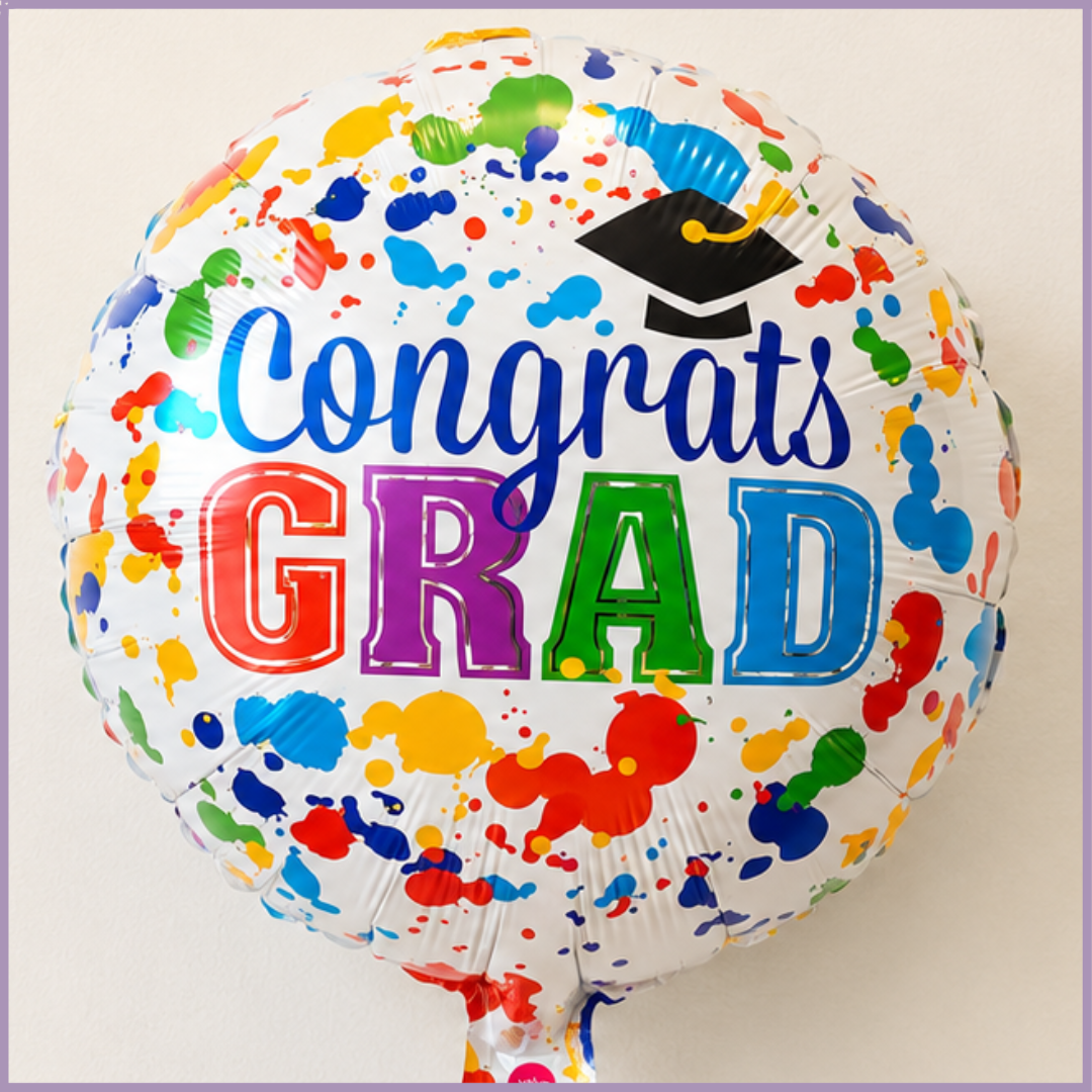 Colour Splash Graduation Balloon