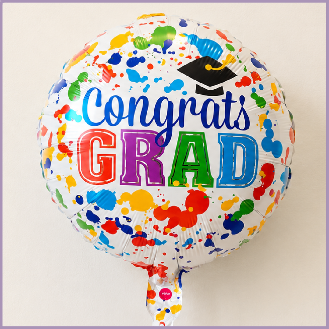 Colour Splash Graduation Balloon
